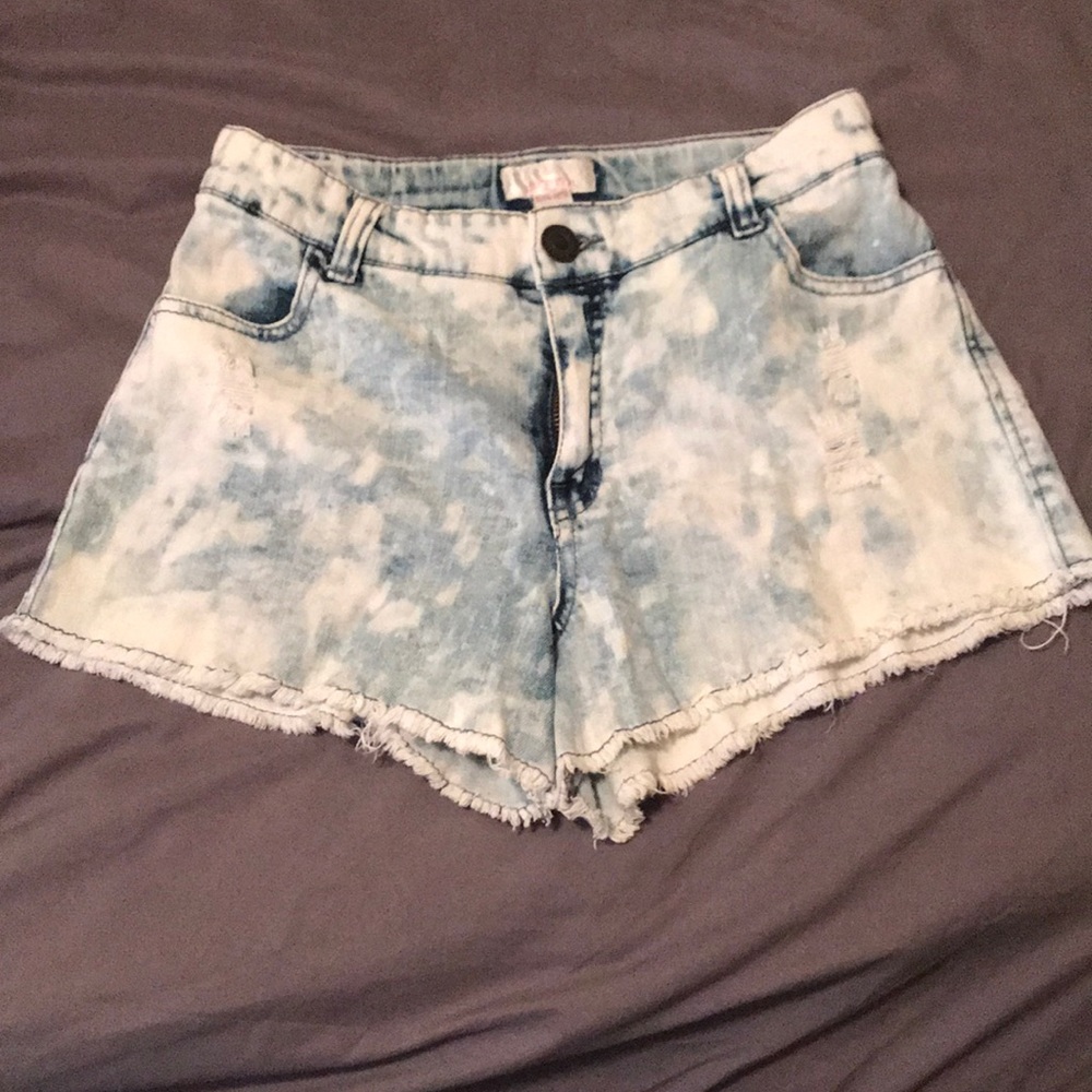 Big Girls Denim Shorts. Size (XL 14/16)